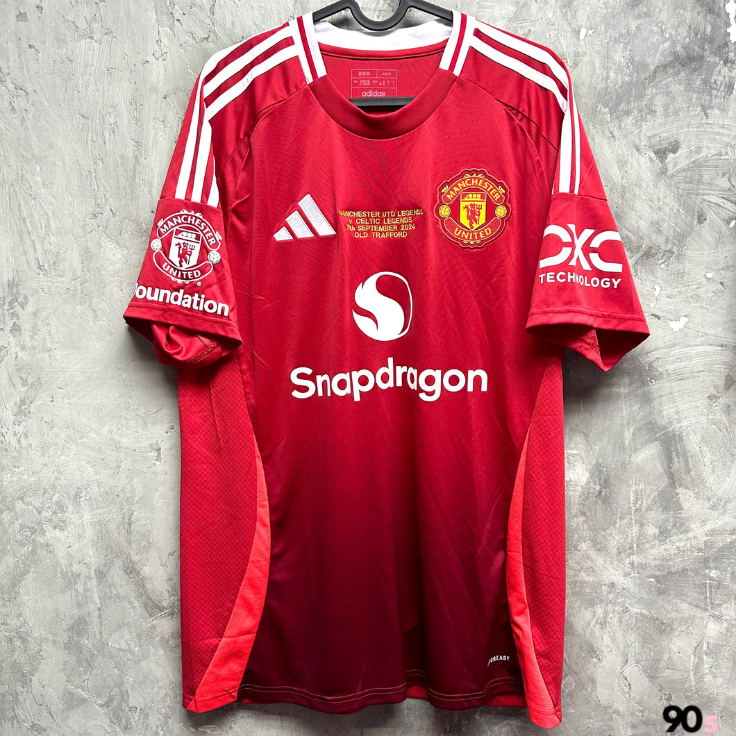 2024-25 曼聯 Legends ｜主場｜vs 些路迪 Legends Full Set｜BNWT｜2024-25 Manchester United Legends Home vs Celtic Legends Version ( Multiple Sizes )