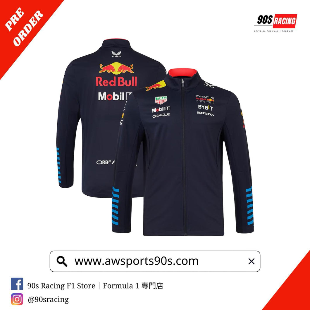 《 F1 系列 》2024 Red Bull Racing Team Softshell Jacket - Unisex ( Multiple Sizes )