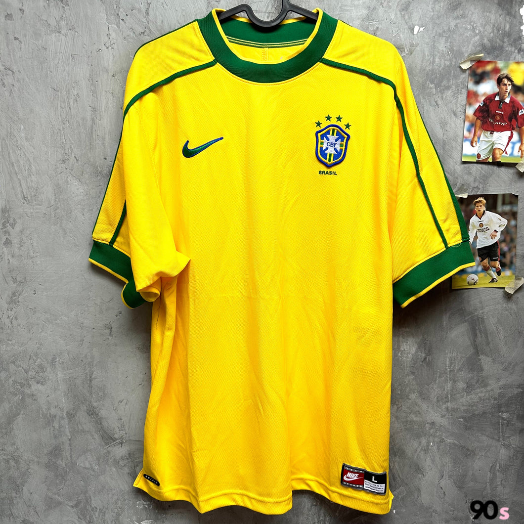 《原裝復刻》  1998 巴西｜主場復刻｜BNWT｜1998 Brazil Home Reissue ( Multiple Sizes )