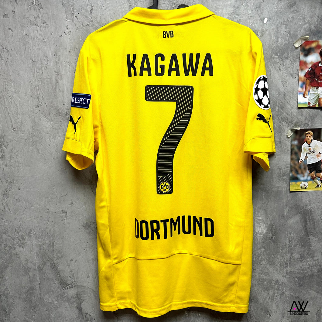 2014-15 多蒙特｜主場｜歐聯Full Set｜#7 香川真司｜95% New｜S｜2014-15 Dortmund Home UCL Set #7 Kagawa ( S )