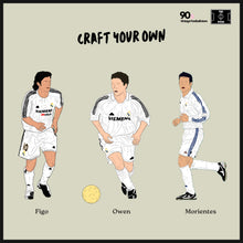 將圖片載入圖庫檢視器 【 Craft Your Own 】 2024-25 Real Madrid Home - 90s x The Pitch Printing ( Multiple Sizes )
