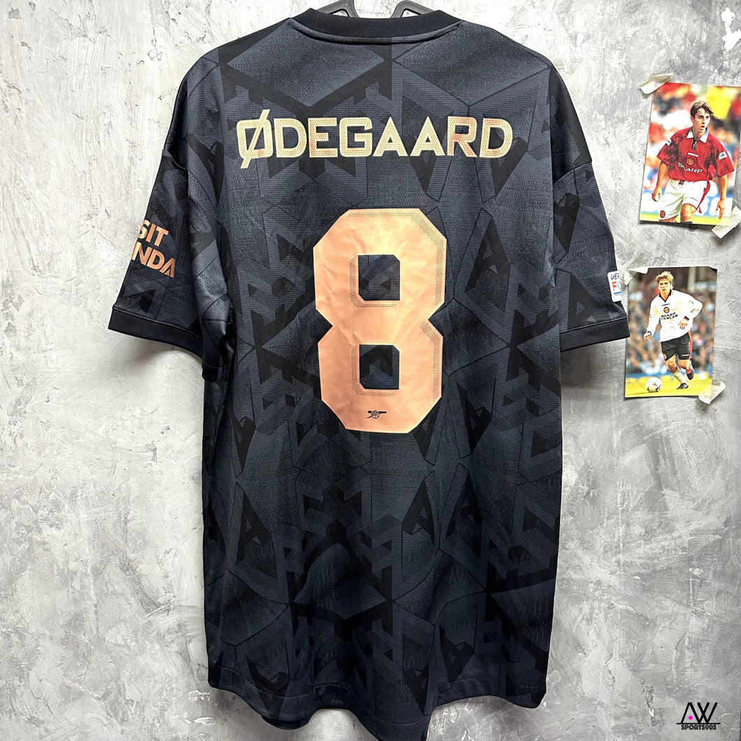 2022-23 阿仙奴｜作客｜球員版｜#8 奧迪加特｜歐霸 Full Set ｜BNWT｜L｜2022-23 Arsenal Away Authentic #8 Ødegaard Europa Set  ( L )