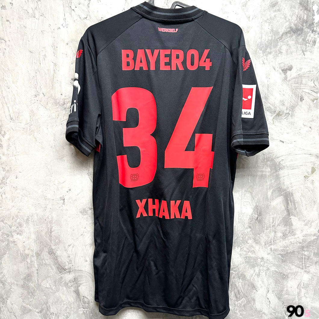 2023-24 利華古遜｜主場｜#34 沙加｜德甲 Full Set｜BNWT｜M｜2023-24 Bayer Leverkusen Home #34 Xhaka Bundesliga Set ( M )