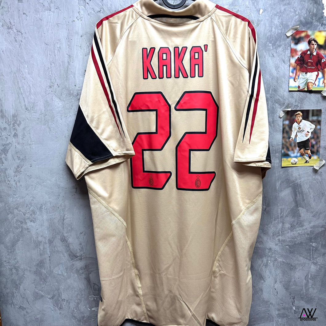 2004-05 AC米蘭｜第二作客｜#22 卡卡｜BNWT｜L｜2004-05 AC Milan Third #22 Kaka ( L )