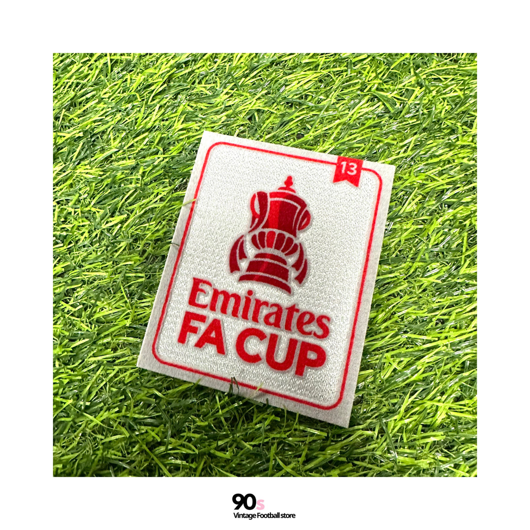 《Official Printing & Patches》  英格蘭足總盃章13次冠軍衛冕章｜2024-25曼聯適用｜FA Cup Patch  (13 Champions)