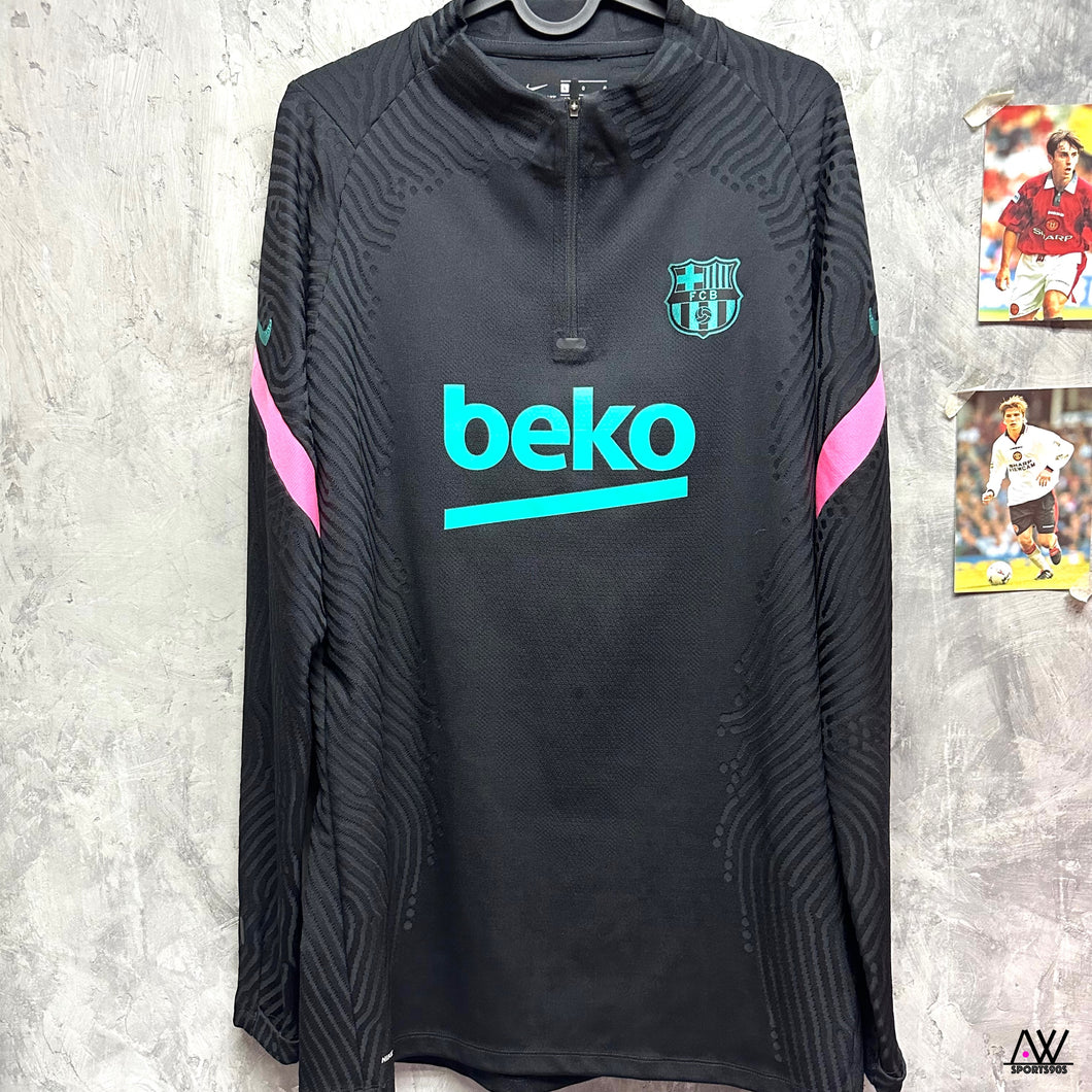 2018-19 巴塞隆拿｜半拉鍊外套｜球員版｜90% New｜L｜2018-19 Barcelona Vaporknit Top ( L )