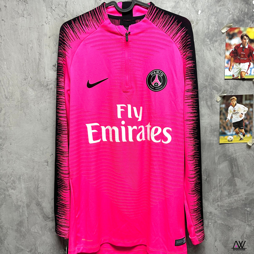 2018-19 巴黎聖日耳門｜半拉鍊外套｜球員版｜BNWT｜M｜2018-19 PSG Vaporknit Top (M)