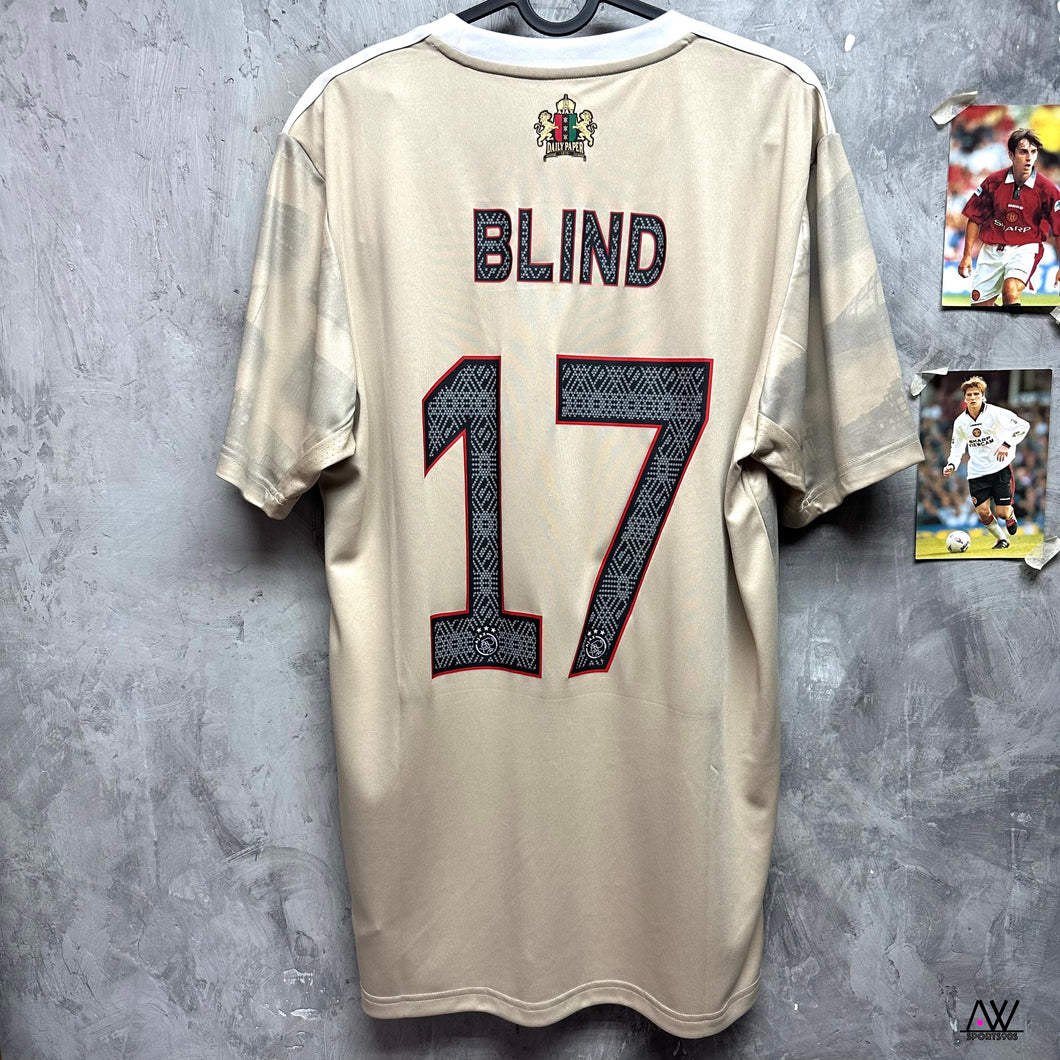 2022-23 阿積士｜第二作客｜#17 白蘭特｜BNWT｜M｜2022-23 Ajax x Daily Paper Third #17 Blind ( M )