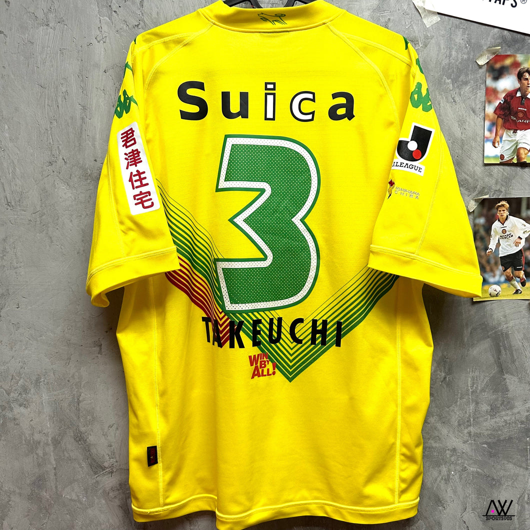 2012 千葉市原｜主場｜#3 竹内彬｜JP M｜95% New｜2012 JEF United Ichihara Chiba Home #3 Takeuchi ( JP M )