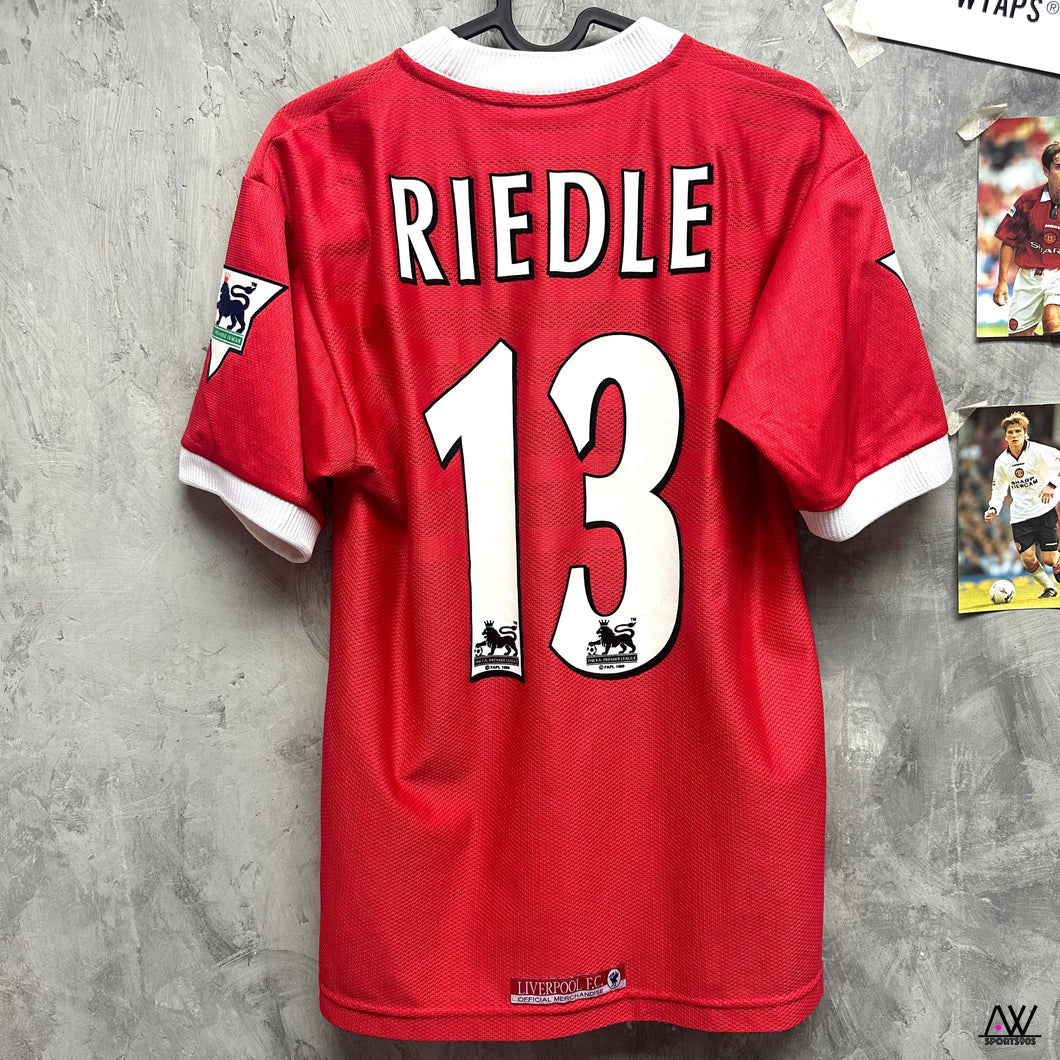 1998-99 利物浦｜主場｜#13 列度｜英超聯 Full Set｜90% New｜YXL｜1998-99 Liverpool Home #13 Riedle EPL Set ( YXL)