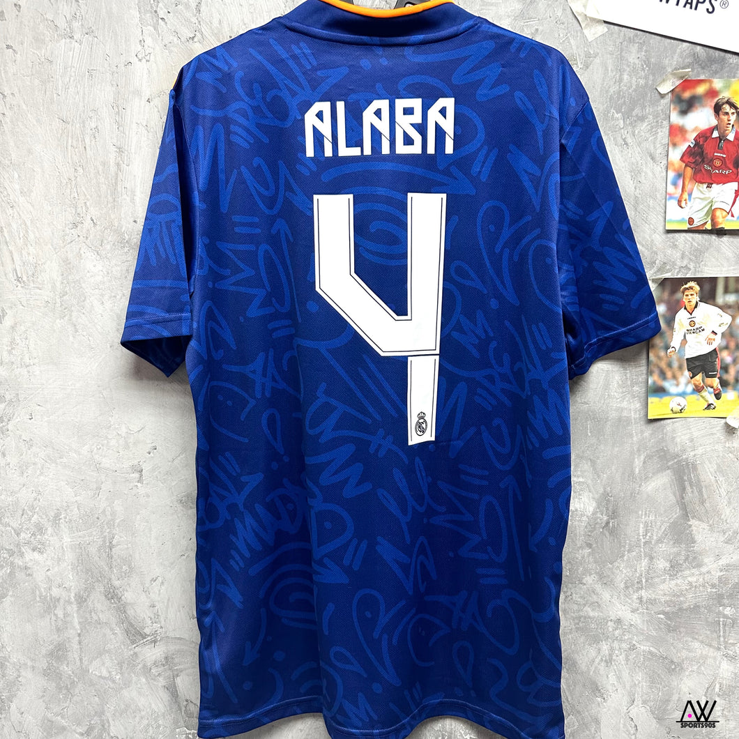 2022-23 皇家馬德里｜作客｜#4 艾拿巴｜歐聯 Full Set｜BNWT｜M｜2022-23 Real Madrid Away #4 Alaba UCL Full Set (M)