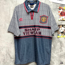 將圖片載入圖庫檢視器 1995-96 曼聯｜作客｜#24 碧咸｜90% New｜M｜1995-96 Manchester United Away #24 Beckham (M)
