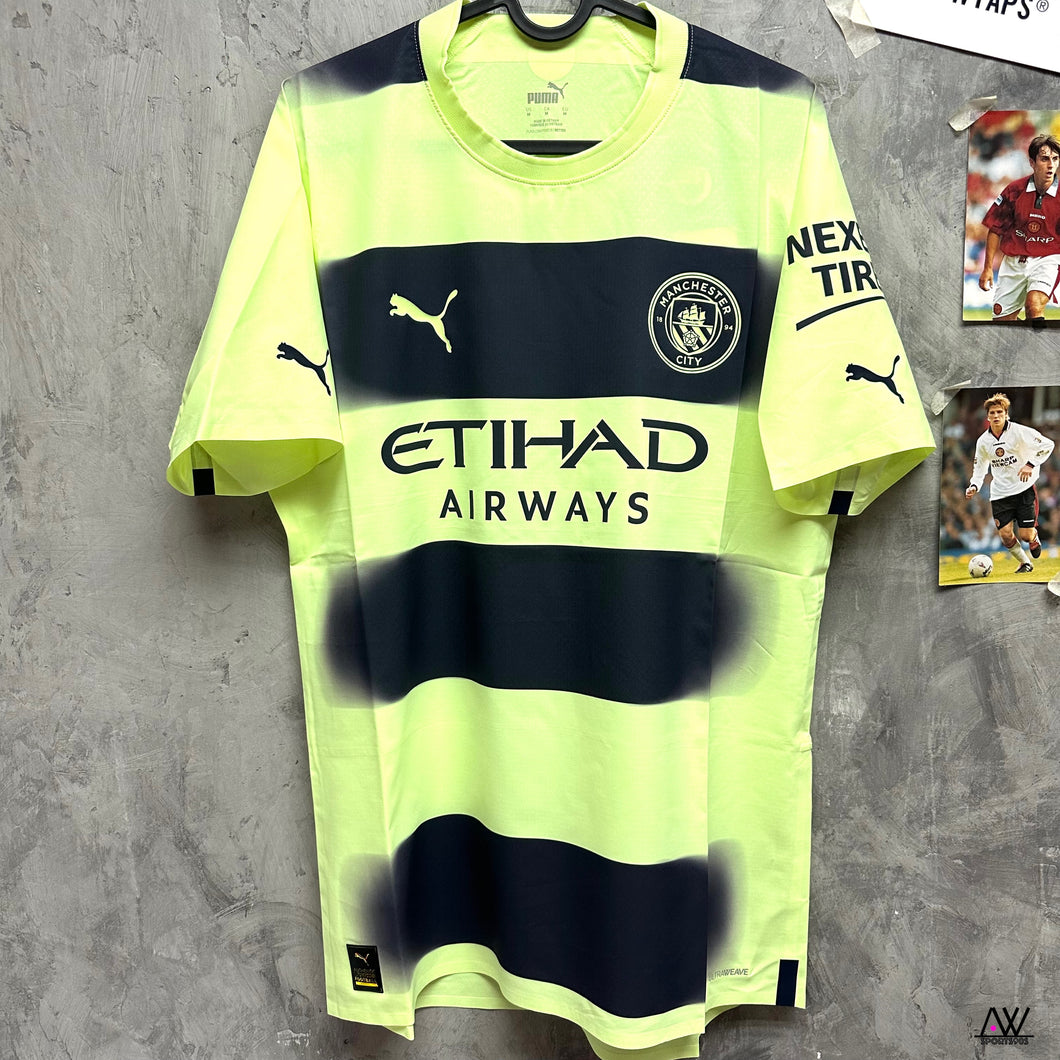 2022-23 曼城｜第二作客｜球員版｜2022-23 Manchester City Third Authentic (Multiple Sizes)