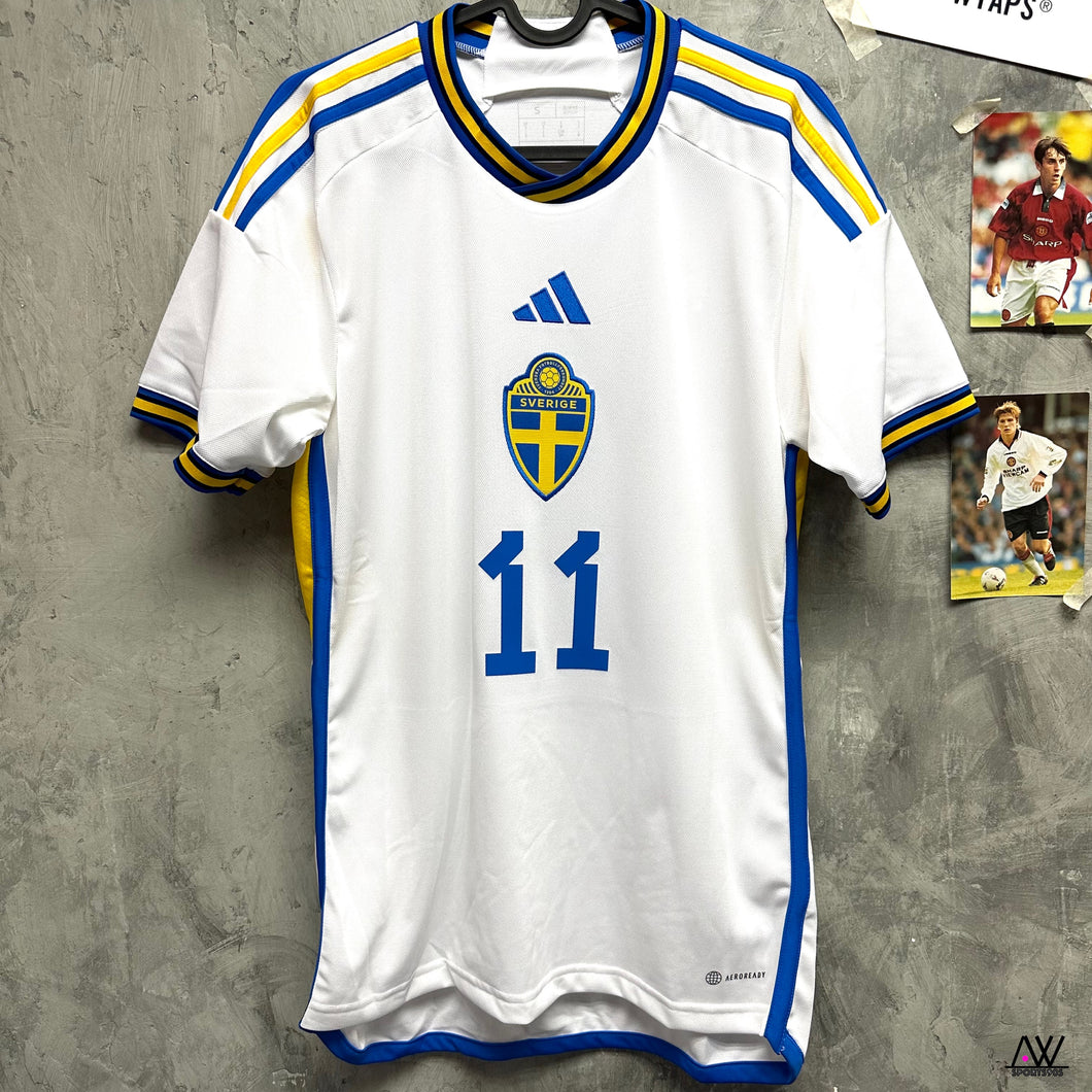 2022-23 瑞典｜作客｜球迷版｜連原裝印字｜2022-23 Sweden Away with Official Nameset (Fans)