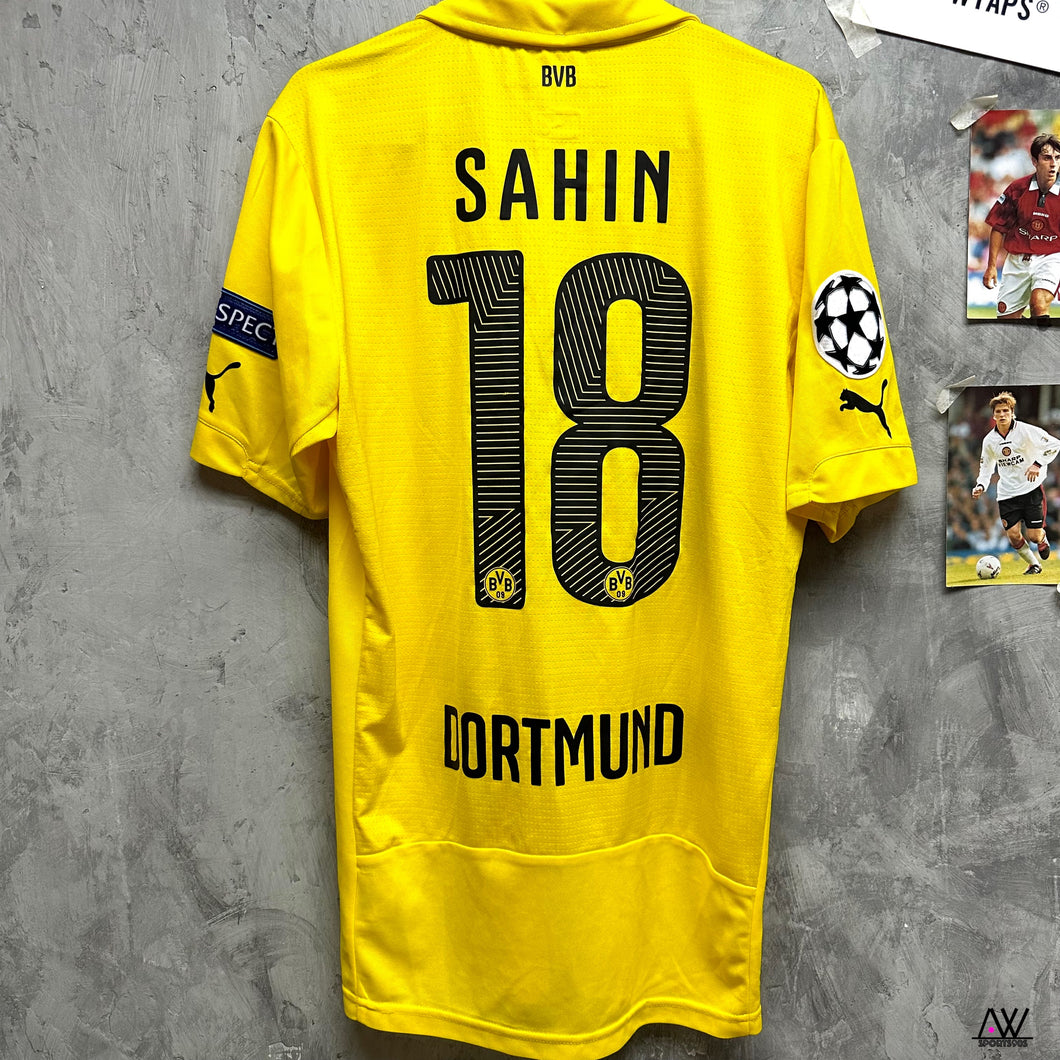 2014-15多蒙特｜主場｜球員版｜歐聯Full Set｜#18 紐尼沙軒｜90%New｜M｜2014-15 Dortmund Home Player Version UCL Set #18 Sahin (M)