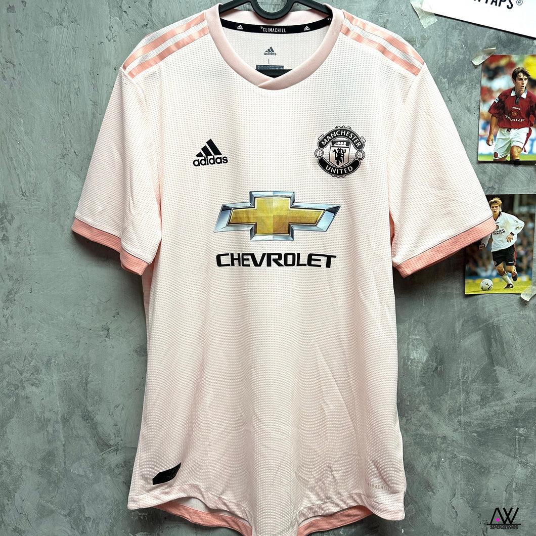 2018-19 曼聯｜作客｜球員版｜BNWT｜L｜2018-19 Manchester United Away Player Version (L)