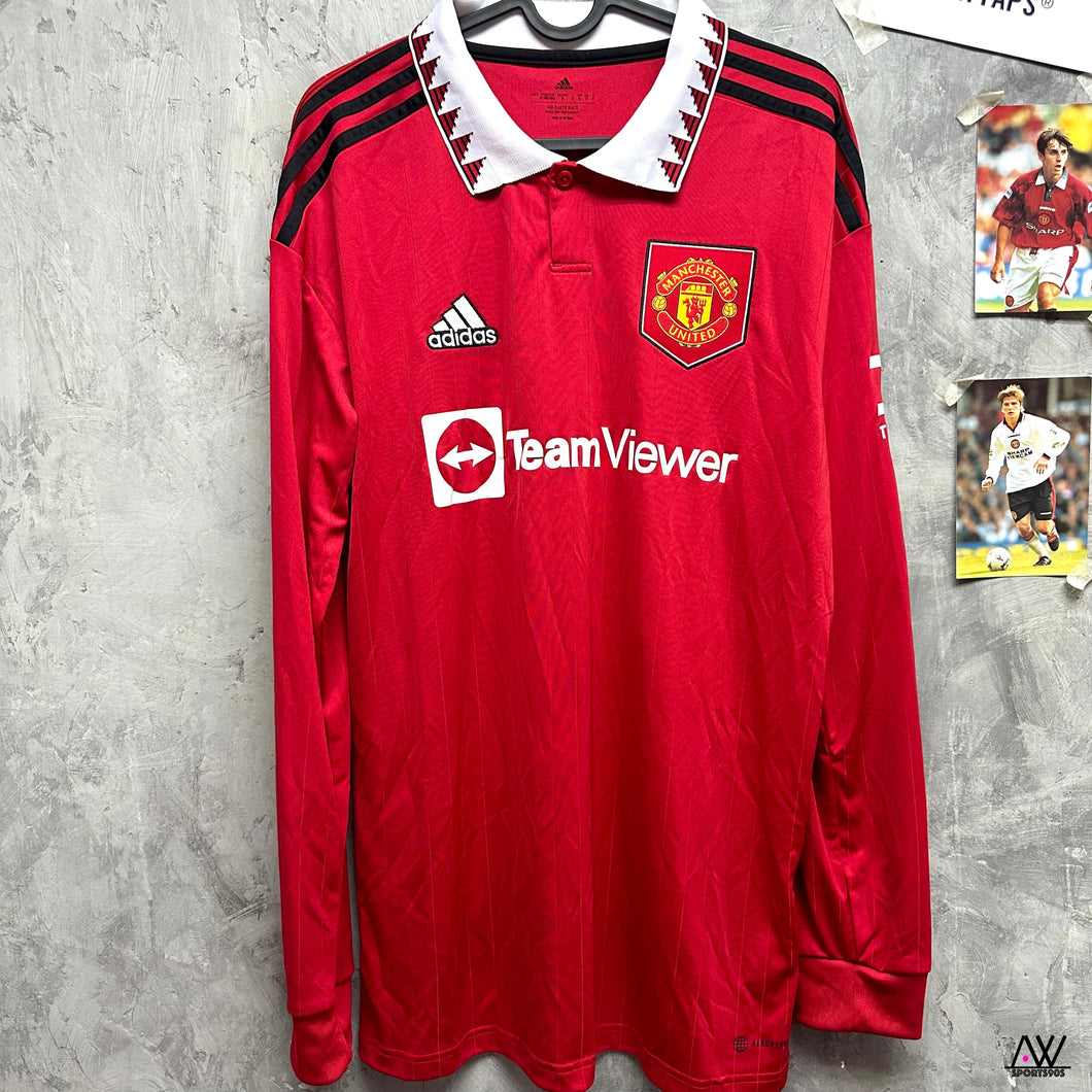 2022-23 曼聯｜主場長袖｜BNWT｜2022-23 Manchester United Home L/S ( Multiple Sizes )