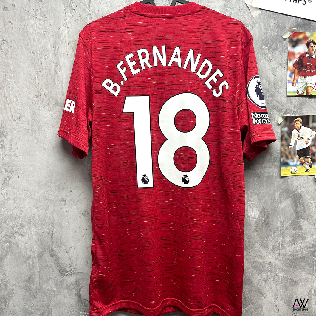 2020-21 曼聯｜主場｜#18 般奴費南迪斯｜英超聯Full Set｜BNWT｜M｜2020-21 Manchester United Home #18 B.Fernandes EPL Set ( M )