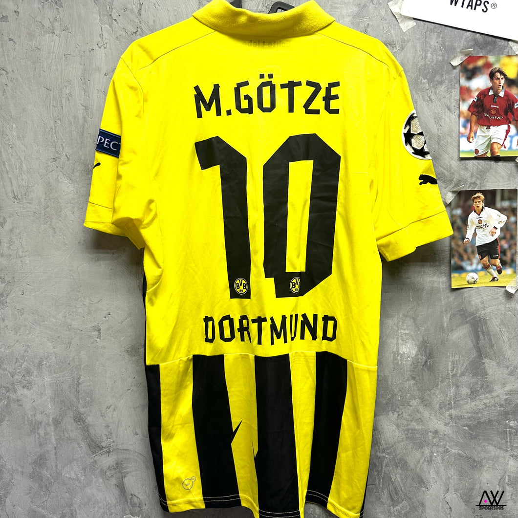 2012-13 多蒙特｜主場｜球員版｜歐聯決賽Full Set｜#10 葛斯｜90%New｜L｜2012-13 Dortmund Home Player Version UCL Final Set #10 M.Götze (L)