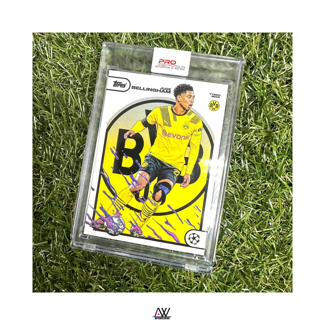 TOPPS PROJECT 22｜多蒙特｜比寧咸｜TOPPS PROJECT22 DORTMUND JUDE BELLINGHAM BY TYSON BECK