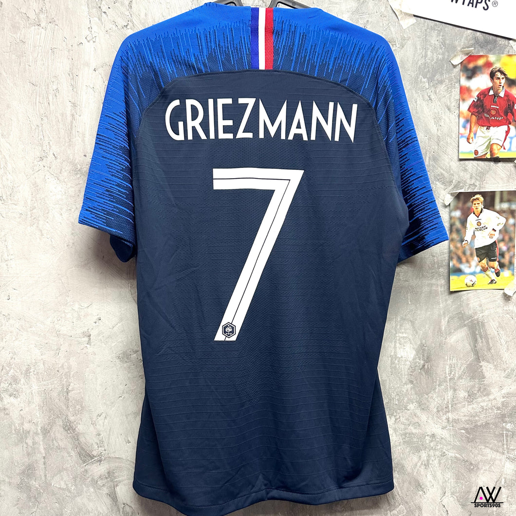 2018 法國｜單星主場｜球員版｜#7 基沙文｜95% New｜M｜2018 France Home Vapor 1 Star #7 Griezmann (M)