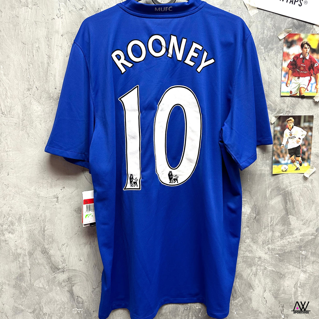 2008-09 曼聯｜第二作客｜#10 朗尼｜BNWT｜L｜2008-09 Manchester United Third #10  Ronney (L)