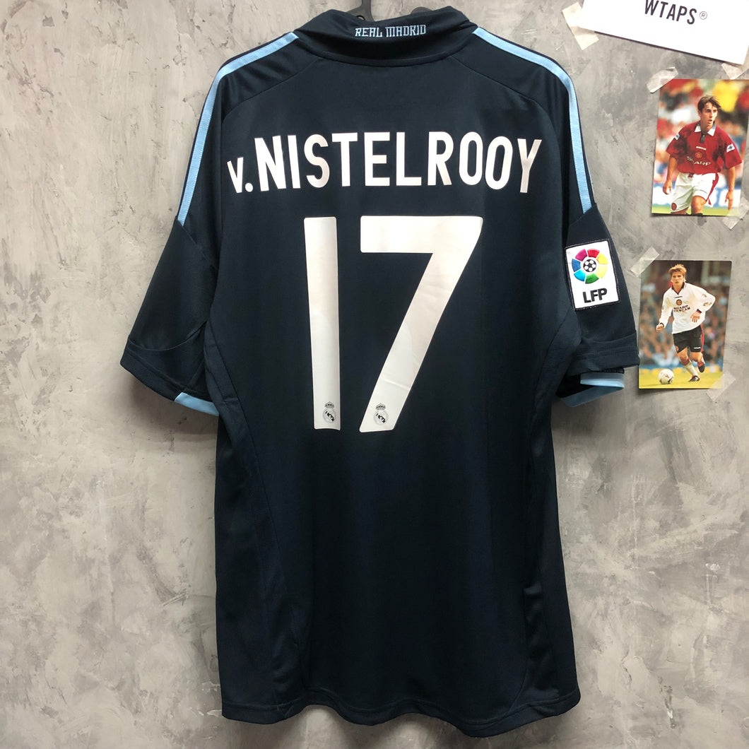 2009-10 皇家馬德里｜作客｜#17 雲尼斯達萊｜95% New｜L｜2009-10 Real Madrid Away #17 v.Nistelrooy (L)