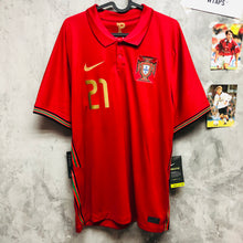 將圖片載入圖庫檢視器 2020-22 葡萄牙｜主場｜#21 祖達｜BNWT｜L｜2020-22 Portugal Home #21 Diogo. J (L)
