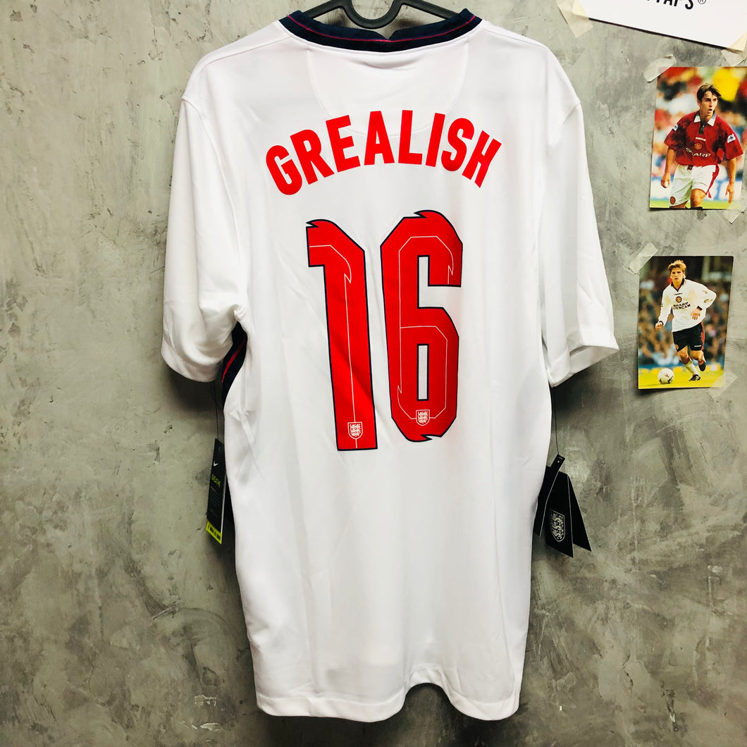 2020-22 英格蘭｜主場｜#16 基亞利殊｜BNWT｜L｜2020-21 England Home #16 Grealish (L)