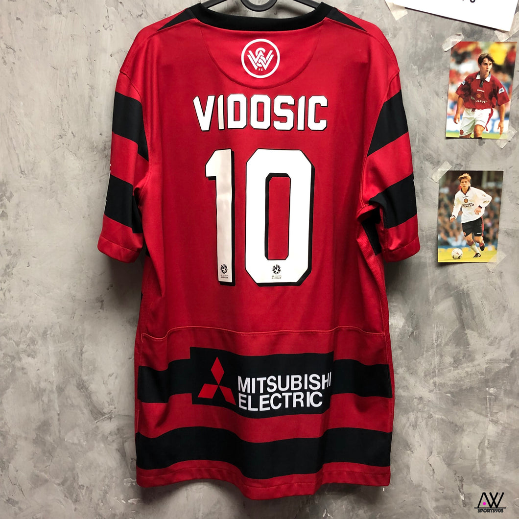 2016-17 西悉尼流浪者｜主場｜#10 Vidosic｜90% New｜L｜2016-17 Western Sydney Wanderers Home #10 Vidosic (L)