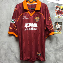 將圖片載入圖庫檢視器 1999-00 羅馬｜主場｜#10 托迪｜85% New｜L ｜1999-00 Roma Home #10 Totti (L)
