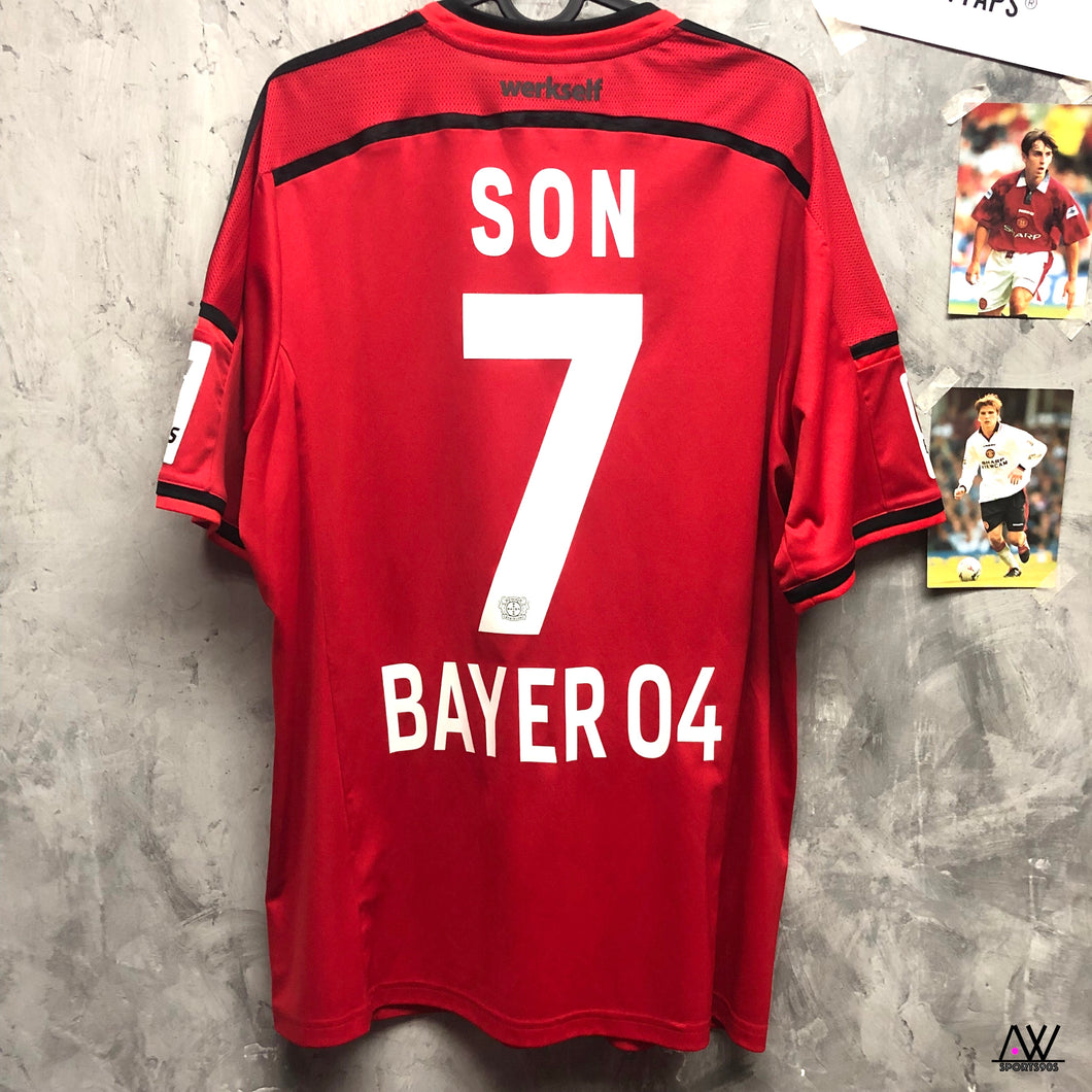 2014-15 利華古遜｜主場｜#7 孫興慜｜90% New｜L｜2014-15 Leverkusen Home #7 Son (L)