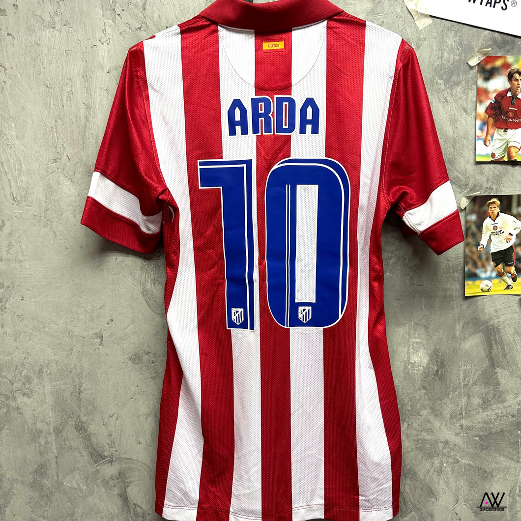 2013-14 馬德里體育會｜主場｜球員版｜#10 艾達杜蘭｜95% New｜M｜2013-14 Atletico Madrid Home Player Issue #10 Arda (M)