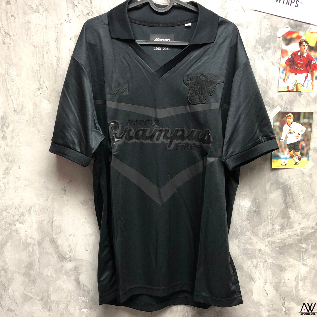 《原裝復刻》 1993 名古屋八鯨｜原裝復刻主場｜黑魂｜BNWT｜1993 Nagoya Grampus Eight Official Retro Home All Black