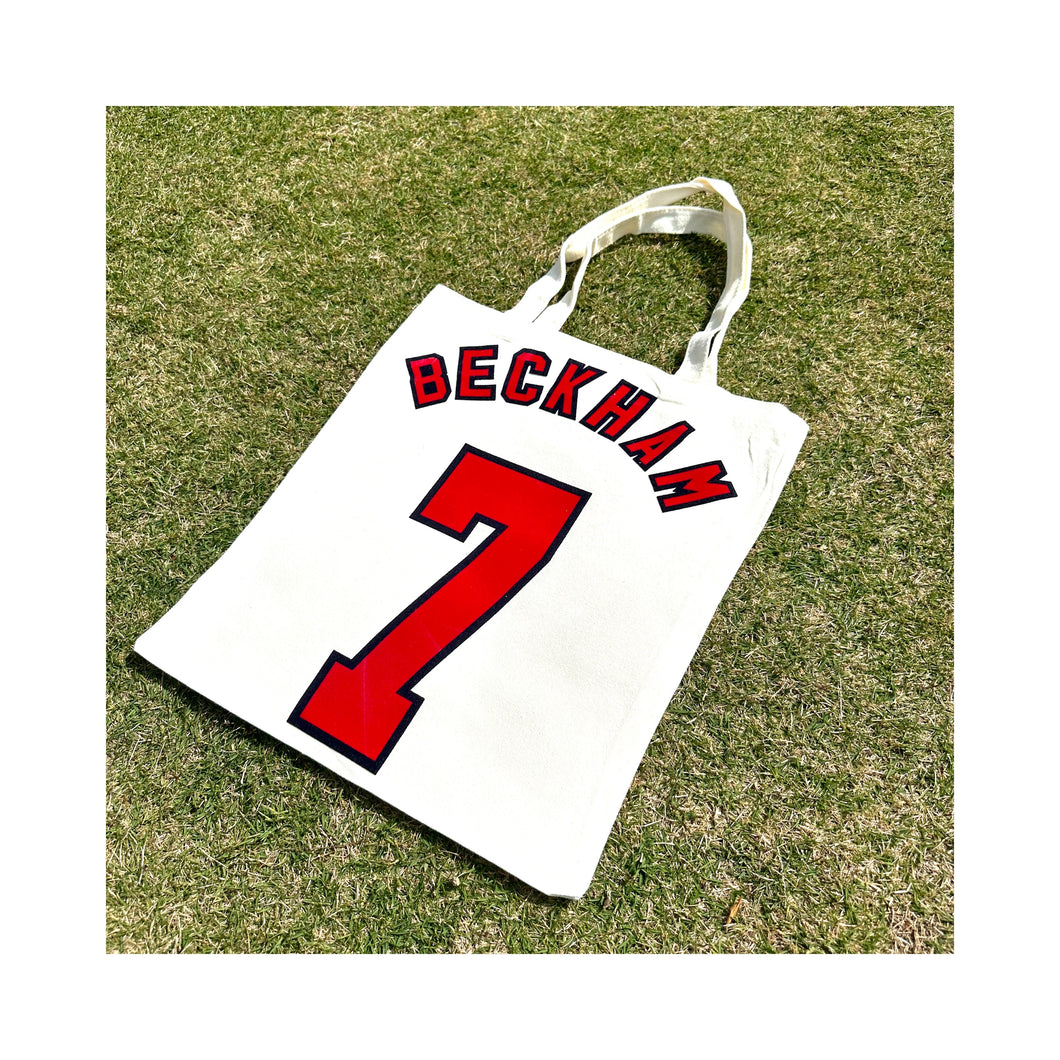 【Football Culture Studio】- World Cup Legend 1998 Beckham ‘ Tote Bag