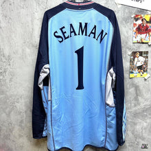 將圖片載入圖庫檢視器 2001-02 英格蘭｜GK｜#1 施文｜BNWT｜XL｜2001-02 England GK #1 Seaman (XL)
