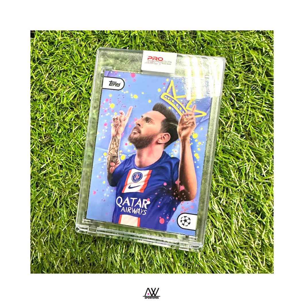 TOPPS PROJECT 22｜巴黎聖日耳門｜美斯｜TOPPS PROJECT22 PSG MESSI BY SANIL CHITRAKAR