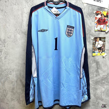 將圖片載入圖庫檢視器 2001-02 英格蘭｜GK｜#1 施文｜BNWT｜XL｜2001-02 England GK #1 Seaman (XL)
