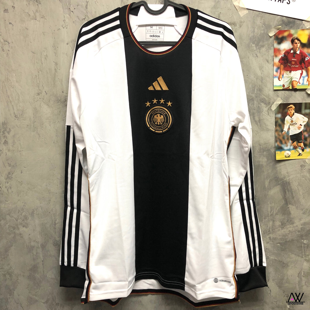 《World Cup 2022》 2022-23德國 主場長袖球迷版｜ 2022-23 Germany Home L/S (Fans)