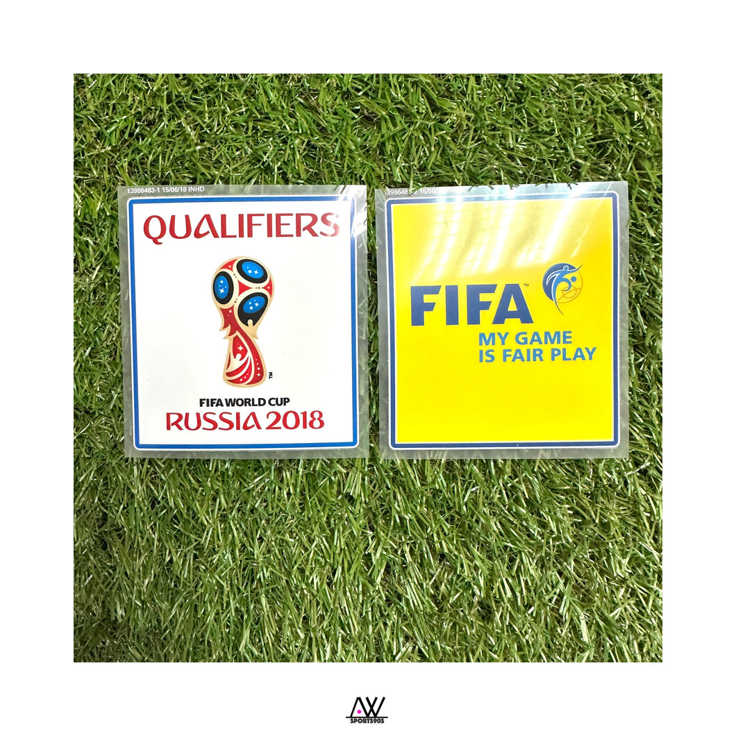 《Official Printing & Patches》 2018世界盃外圍賽章｜FIFA World Cup Russia 2018 Qualifers Patch Set