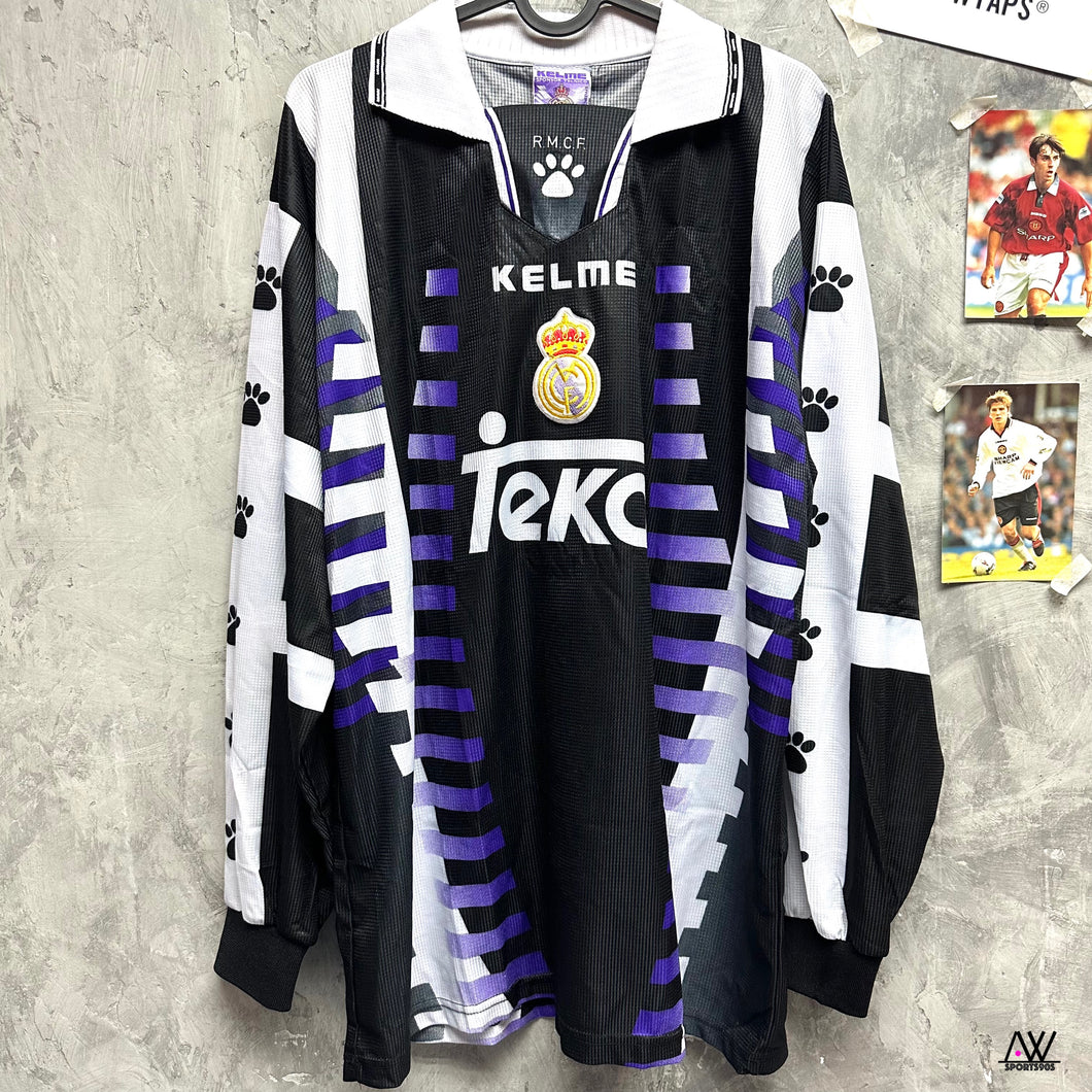 1997-98 皇家馬德里｜第二作客長袖｜BNWT｜L｜1997-98 Real Madrid Third L/S (L)