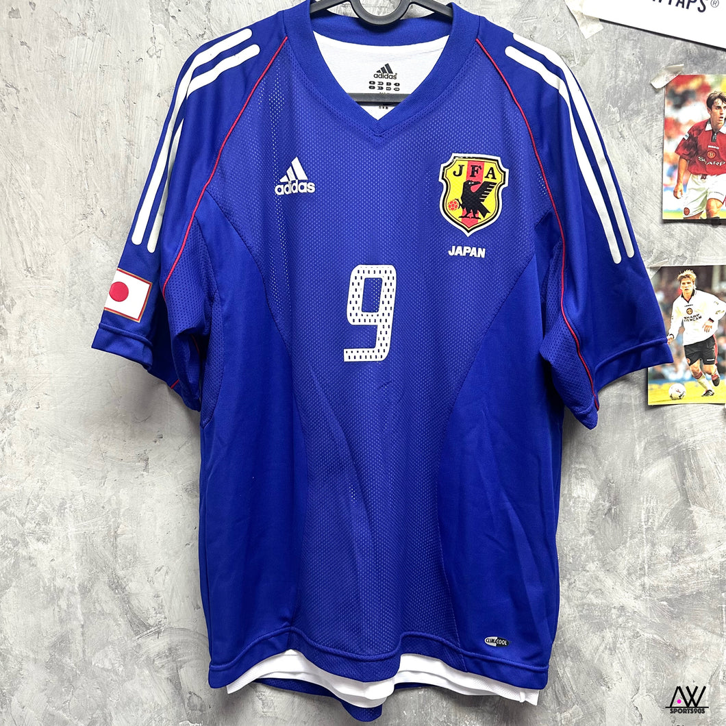 2002-03 日本｜主場｜雙層球員版｜#9 西澤明訓｜85% New｜JP M｜2002-03 Japan Home Authentic #9 Nishizawa (JP M)