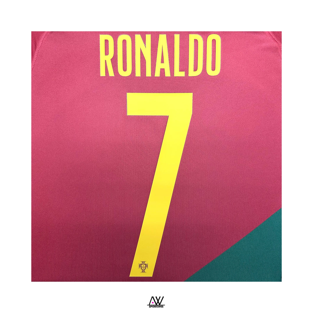 《Official Printing & Patches》 2022-23 葡萄牙｜主場｜印字｜22/23 Portugal Home Official Nameset